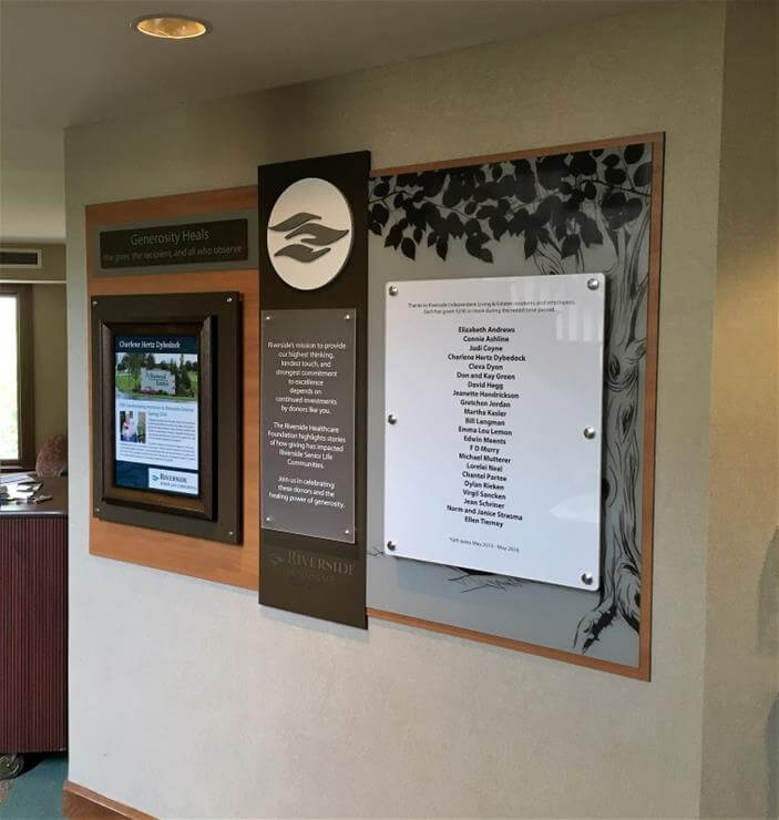 Riverside Culture of Philanthropy Dimensional Wall Plaques